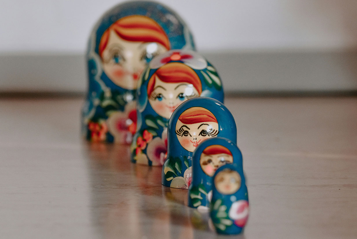 Russian dolls used in training